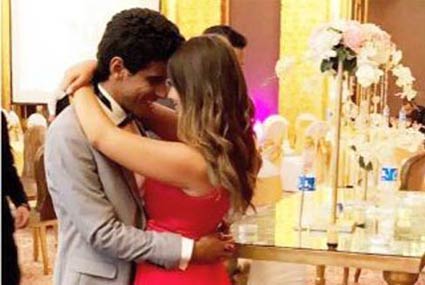 حمدي المرغني وإسراء عبد الفتاح