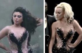 بريتني سبيرز وهيفاء وهبي