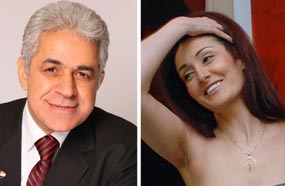 غادة عبد الرازق وحمدين صباحي