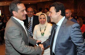 لقاء هاني شاكر ومحمد ثروت