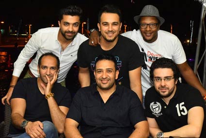 ميدو منيب وهيثم نبيل ومينا عطا وأحمد حسين وتامر حسين وشادي حسن