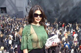 هيفاء وهبي في أسبوع الموضة بباريس