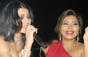 شيرين مع هيفاء وهبي