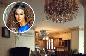 غادة عبد الرازق وصورة من منزلها