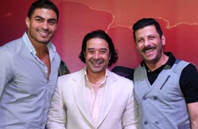 خالد سليم ومدحت صالح وإياد نصر