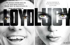 الملصق الدعائي لـ &quot;Lucy&quot; و&quot;Dumb and Dumber to&quot;