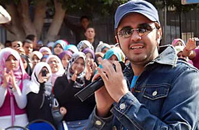 حاتم فهمي خلال الحفل