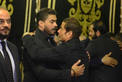 عمرو دياب يحتضن خالد سليم