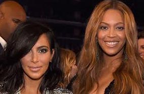 بيونسيه وكيم كارداشيان في حفل &quot;الجرامي&quot; 2015