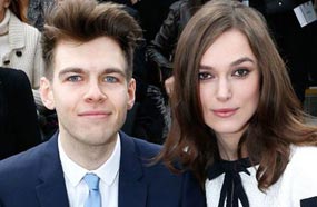 كيرا نايتلي مع زوجها جايمس برايتون