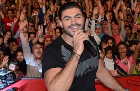 خالد سليم في الحفل