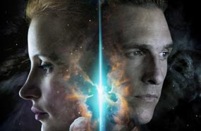 ماثيو ماكونهي على ملصق فيلم Interstellar 