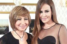 كارول سماحة مع لميس الحديد