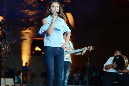 كارمن سليمان‎ في حفل القلعة