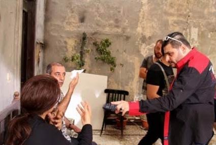 المخرج السوري صفوان نعمو في كواليس العمل