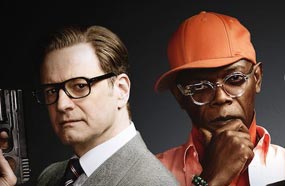 صامويل جاكسون وكولين فيرث في "Kingsman: The Secret Service"