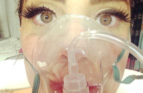 ليدي جاجا تتلقى العلاج من داء المرتفعات