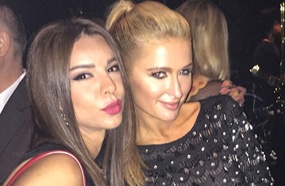 فريال يوسف وباريس هيلتون