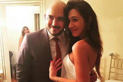 العسيلي مع عروسه