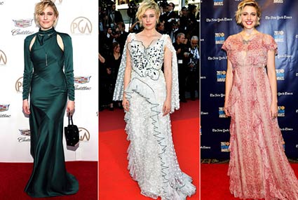 جريتا جيروج المرشحة لأوسكار أفضل مخرجة عن Lady Bird ، وظهورها مسبقا في حفل جوائز حفل جوائز New York Film Critics Circle و مهرجان كان السينمائي و حفل جوائز جوثام

