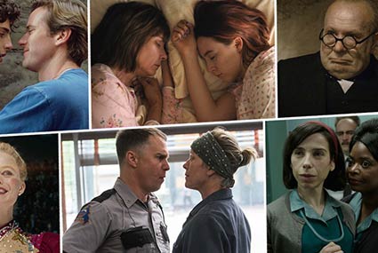 صورة لأفلام أوسكار 2018 من تصميم موقع ET