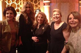 مايا دياب في حفل ترويج لإحدى ماركات المجوهرات