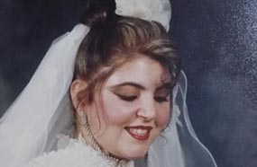 مها أحمد بفستان الزفاف