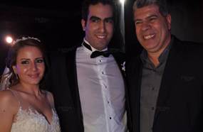 زفاف كريم خطاب مذيع نغم اف ام علي راندا فريد‎