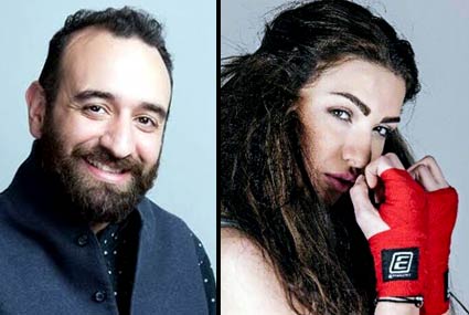 منى عبد الوهاب وعمرو سلامة
