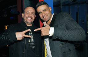 هشام عباس مع محمد نور في عيد الميلاد