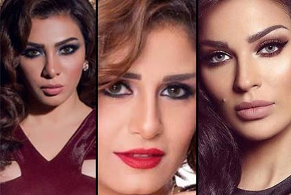 نادين نسيب نجيم ومنة فضالي وميرهان حسين