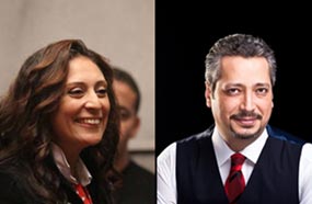 تامر أمين ومنى عراقي