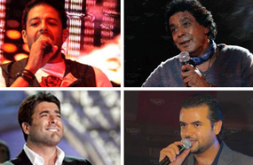 منير وحماقي وسامو وكفوري يتنافسون على لقب أفضل مطرب