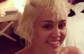 مايلي سايرس تقص شعرها