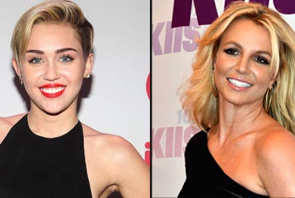 بريتني سبيرز ومايلي سايرس