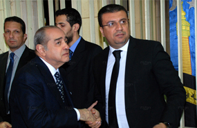 فريد الديب يتقدم بواجب العزاء لعمرو الليثي