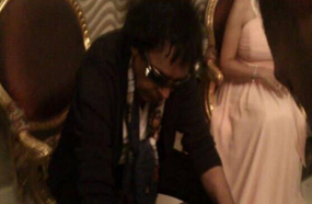 محمد منير في عقد قرانه