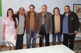 صورة جماعية لأسرة المسلسل