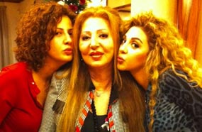 ميريام مع عائلتها