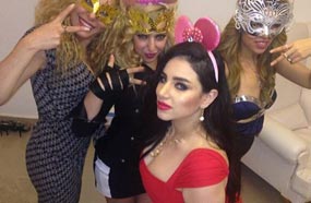 مروة نصر تحتفل بعيد ميلاد شقيقتها