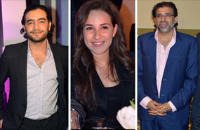 خالد يوسف شيري عادل وهاني سلامة في حفل &quot;ميدنايت صن&quot;