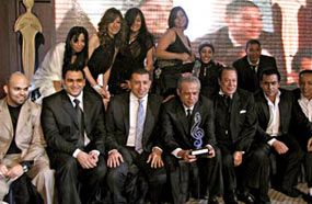 أسرة نجوم FM في تكريم مهرجان الميما كأفضل إذاعة بعام 2008