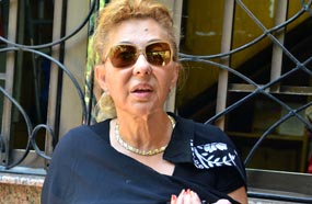 نادية الجندي في الجنازة