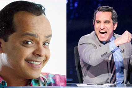 باسم يوسف ومحمد هنيدي