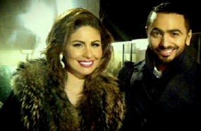 مي سليم وتامر حسني