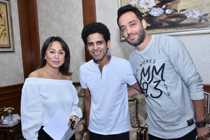 رامي جمال وحمدي الميرغني وإنجي علي