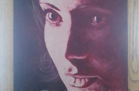 اللوحة التي رسمها أحمد حلمي لمنى زكي قبل الزواج