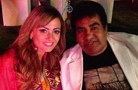 بشرى مع أحمد عدوية في الاحتفالية