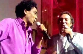 الحجار ومنير في حفل سابق