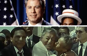 جاء تناول السينما المصرية لمفهوم الانتخابات سطحيا باستثناء بعض الاجتهادات، بسبب عدم جدية سيرها على أرض الواقع؛ والتي كانت تنتهي بالنتيجة المعروفة 99.9% في عهد الرئيس المخلوع حسني مبارك، ولخضوع الشعب المصري طوال تاريخه لحكم ملوك الفراعنة أو الحكم العسكري.

عكس السينما العالمية التي تناولت هذه العملية الفارقة في حياة الشعوب، بكل جرأة وشفافية، لاعتياد هذه الحكومات الأجنبية على مبدأ الديمقراطية والمصارحة مع شعوبها.. وفيما يلي أبرز نماذج تناولت مفهوم الانتخابات في منظور السينما المصرية والعالمية.